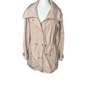Sam Edelman Blush Pink Utility Raincoat Jacket - Size S